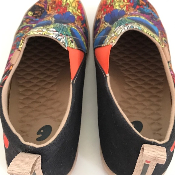 UIN No Body Artistic Slip-On Shoes Vibrant Loafers Women’s Size 10 - Picture 12 of 16